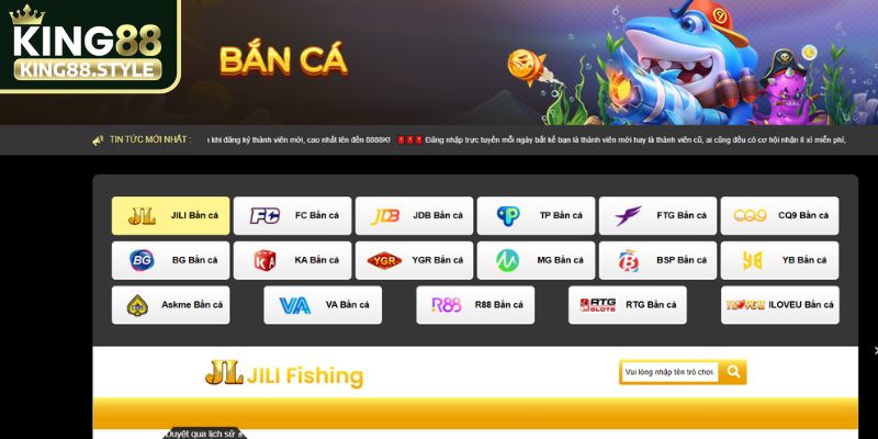Tổng quan về Bắn Cá King88