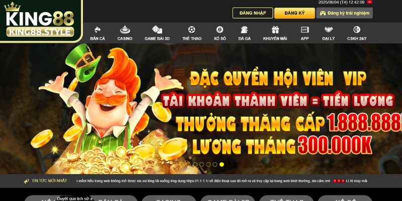 Truy cập đúng địa chỉ đăng nhập King88