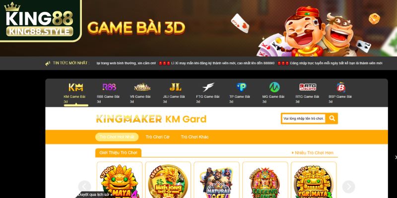 Game bài King88 cổng giải trí không giới hạn