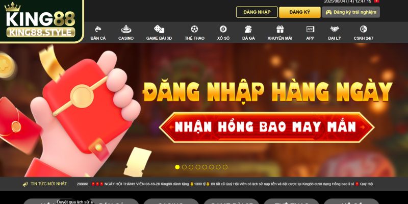 Cập nhật link vào King88 không bị chặn mới nhất