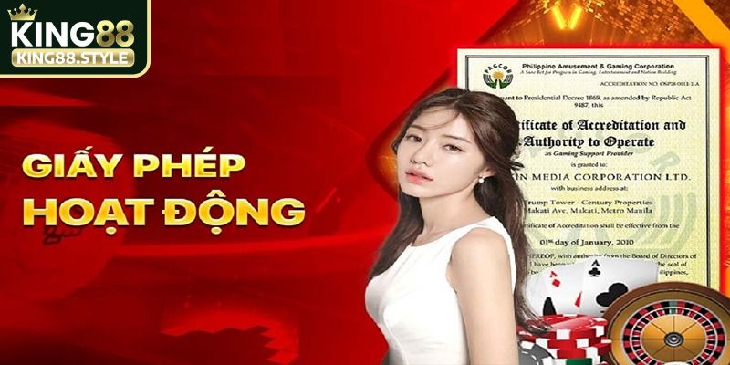 Giấy phép hoạt động uy tín